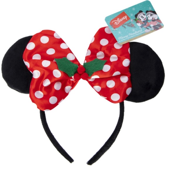 DISNEY MINNIE MOUSE CHRISTMAS EARS - Picture 1 of 2